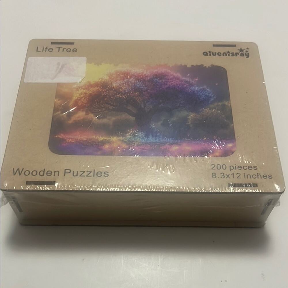 QIUENISRAY LIFE TREE ADULTS WOODEN PUZZLES 200 PIECES 8.3 X 12 IN
